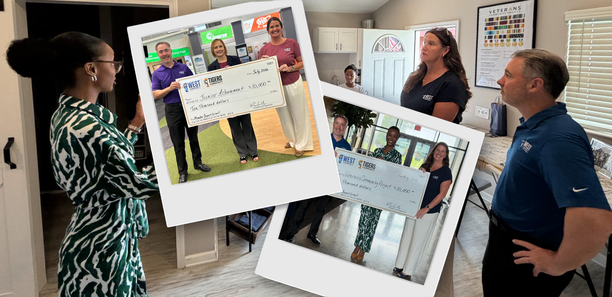West Community Credit Union Helps Advance Community Impact Through $20,000 in Donations to Junior Achievement and Veterans Community Project